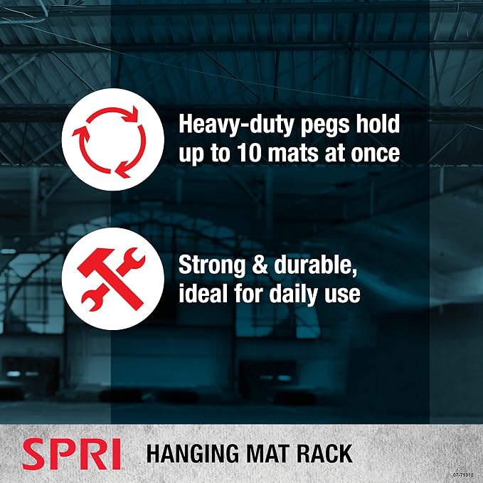 SPRI Hanging Exercise Mats for Gyms, Closed-Cell Foam Yoga & Fitness Mats - Image 5