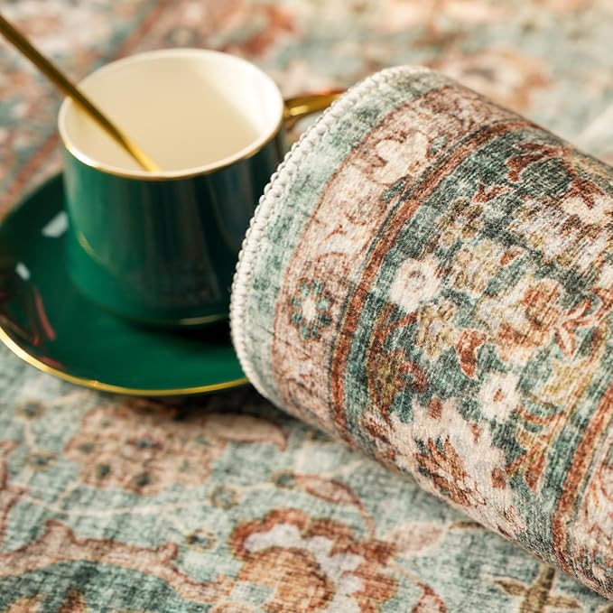 Washable Oriental Hallway Runner Rug - Image 5