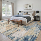 Area Rugs 8x10 Living Room: Large Soft Washable Rug Modern Abstract Anti-Skid - Image 4