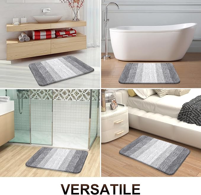 OLANLY Large Bathroom Rugs Mat 40x24, Extra Soft Absorbent Microfiber Bath Rugs - Image 7