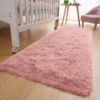 YJ.GWL Fluffy Runner Rugs for Bedroom Living Room Soft Shag Rug 2x6 Feet - Image 7