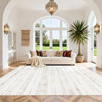 Srugn Moroccan Washable Rugs 8x10 Area Rugs by Srugn
