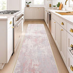 RELEANY Washable Area Rugs 2'x10' Non-Slip Modern Abstract Soft - Image 3