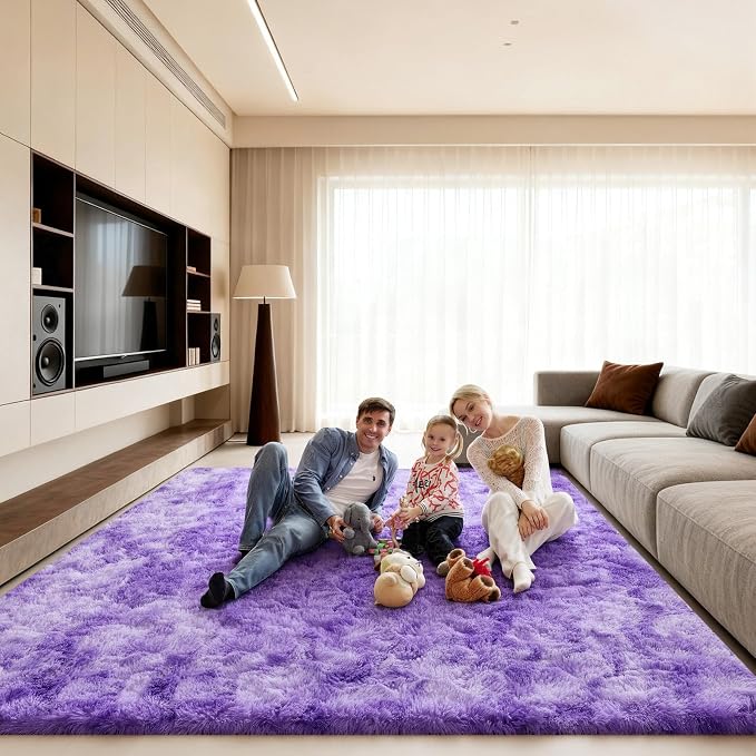 8x10 Area Rugs for Living Room, Large Fluffy Rugs for Bedroom, Fuzzy Shag Soft - Image 6