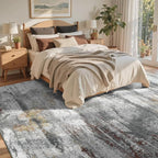 5x7 Ft Abstract Area Rugs for Living Room, Soft Non-Slip Modern Washable Rugs - Image 4