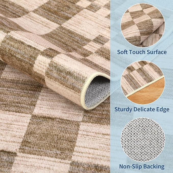 GarveeHome 2.5×10 Kitchen Runner Rug Non Slip, Washable Runner Rug - Image 5