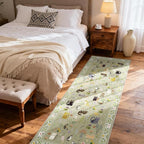2x8 Washable Rug Runner, Non Slip Low Pile Hallway Cat Runner Rug, Stain - Image 6