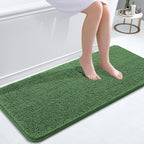 OLANLY Bathroom Runner Rugs 47x20, Soft Absorbent Chenille Bath Rugs, Rubber by OLANLY