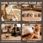 47.2 in Cat Rug, Cat Scratch Rug, Cat Scratch Rugs - Image 7