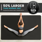 UMINEUX Large Yoga Mat for Men and Women 1/4 & 2/5 Inch Extra Thick TPE Fitness - Image 4