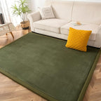 MAXYOYO Coral Velvet Area Rug, Thick Japanese Tatami Mat Living Room Carpet - Image 2