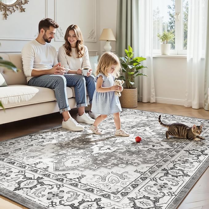 Lofus 8x10 Area Rugs for Living Room, Washable Area Rug, Rugs for Bedroom - Image 7
