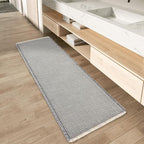 AMOAMI Upgraded Waffle Runner Rug Super Absorbent Non Slip Bath Mats by AMOAMI