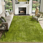RELEANY Washable Area Rugs 8'x10' Non-Slip Modern Abstract Soft by RELEANY