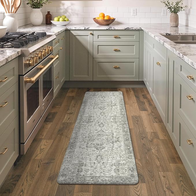 GENIMO Kitchen Mats for Floor, Washable Anti Fatigue Mat for Cushioned by GENIMO