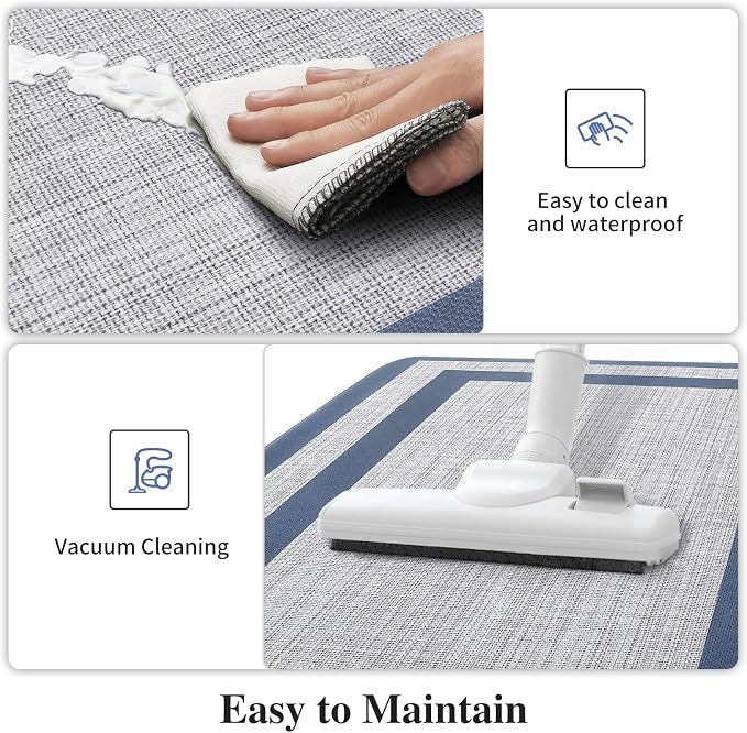 Mattitude Kitchen Mats Set of 2 Cushioned Rugs Anti-Fatigue Mats - Image 4