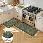 LEEVAN Anti Fatigue Mats for Kitchen Floor Non-Slip, Cushioned Kitchen Mats for - Image 2