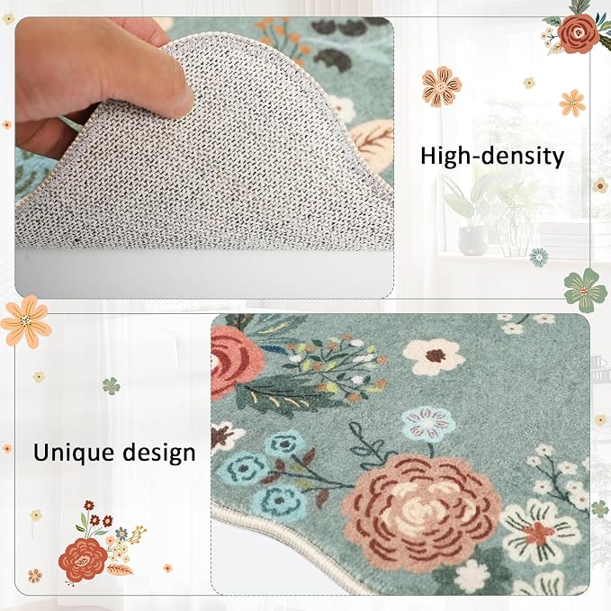 Homcomoda Floral Kitchen Rugs Mats - Image 5
