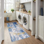 RELEANY Washable Area Rugs 3x6 Non-Slip Modern Abstract Soft - Image 3