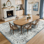 Lessymo 8x10 Vintage Medallion Rug - Image 3