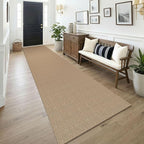 KOZYFLY Boho 3x14 Runners Rugs for Hallway, Long Washable Runner Rug, Woven Non by KOZYFLY