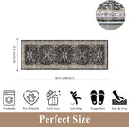3x10 ft Long Kitchen Runner Rug – Non-Slip Washable Hallway Carpet Runner - Image 2