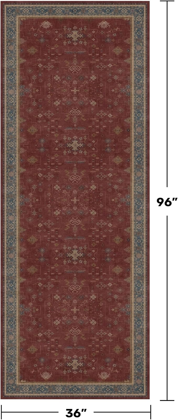 Washable 3x8 Entry Way Rugs Indoor - Image 2