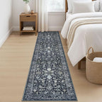 KILOCOCO Hallway Runner 2x8 Rug Runner Printed Vintage Floral Washable Kitchen - Image 8