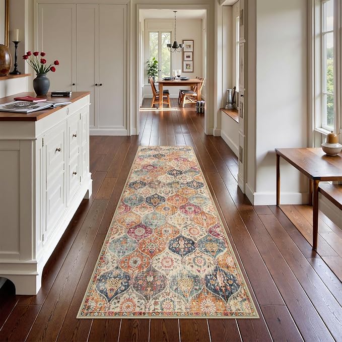 Lahome Moroccan Washable Kitchen Runner, 2x7 Runner Rug - Image 5