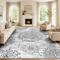 HEBE Area Rugs for Living Room 9'x12', Washable Non Slip Boho Bedroom Rug by HEBE