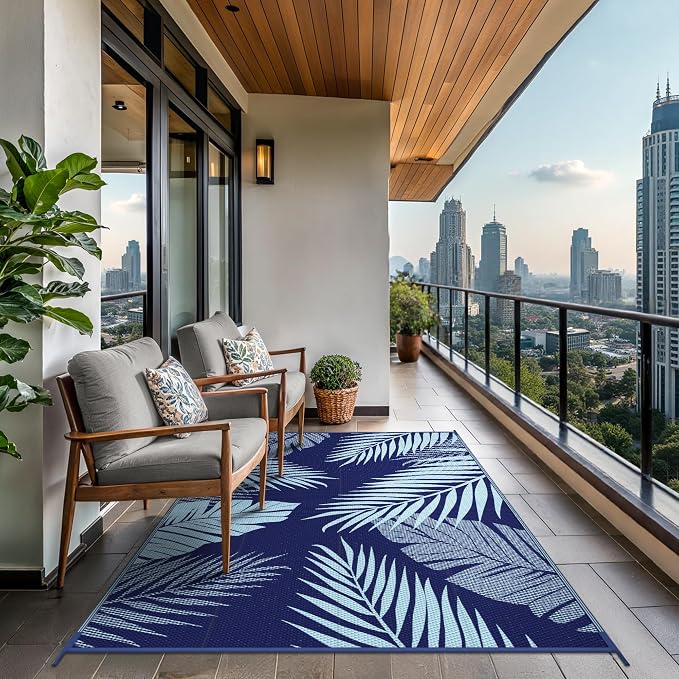 GENIMO Outdoor Rug 6' x 9' Waterproof - Image 4