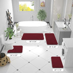 OLANLY Large Bathroom Rugs 59x35, Extra Soft Absorbent Chenille Bath Rugs - Image 2