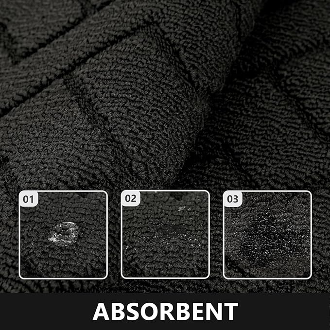 hicorfe Kitchen Runner Rugs and Mats Sets, 2 Pieces Absorbent Non-Slip Kitchen - Image 5