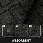hicorfe Kitchen Runner Rugs and Mats Sets, 2 Pieces Absorbent Non-Slip Kitchen - Image 5