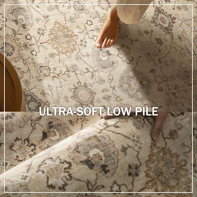 Machine Washable Hallway Runner Rug: 2'x6' Kitchen Rugs Stain Resistant Non - Image 4