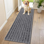 Smiry Dog Door Mat for Muddy Paws 70x24, Absorbent Dirt Trapper, Non-Slip by Smiry