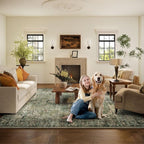 palohom 10x12 Area Rug Washable Rugs: Large Living Room Rug Stain Resistant Non - Image 6