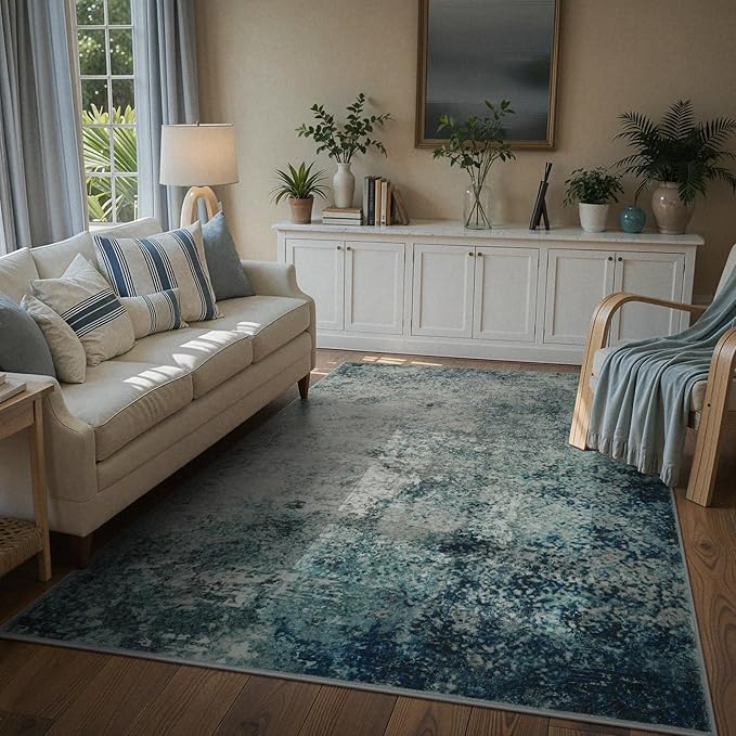 Lahome Modern Abstract 8x10 Area Rugs by Lahome