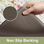 KIMODE Kitchen Mats Cushioned Anti Fatigue, Summer Farmhouse Flower Kitchen - Image 4