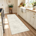 Latte&Fog Washable 2x6 Runner Rug - Image 3
