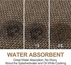 SUMLANS Kitchen Mat Set of 2 PCS, Cushioned Non Slip Rugs - Image 7