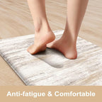 KIMODE Kitchen Mats Cushioned Anti Fatigue, Abstract Farmhouse Kitchen Rugs - Image 2