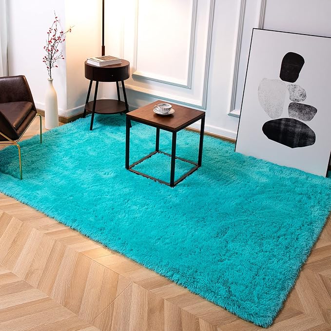 TWINNIS Super Soft Shaggy Rugs Fluffy Carpets, 4x5.9 Feet, Indoor Modern Plush - Image 7