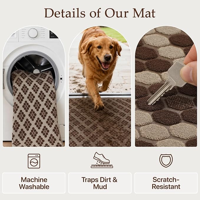 48"x60" Office Chair Mat for Hardwood Tile Floor, Under Desk Carpet Protector - Image 7