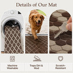 48"x60" Office Chair Mat for Hardwood Tile Floor, Under Desk Carpet Protector - Image 7
