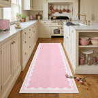 GarveeHome 2.5x8 Runner Rug for Hallway Washable Kitchen Rugs Non Slip Solid by GarveeHome