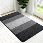 Kitinjoy Indoor Outdoor Door Mat, 54x32 Non-Slip Absorbent Dirt Trapper by Kitinjoy