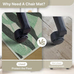 48"x60" Office Chair Mat for Hardwood Tile Floor, Under Desk Carpet Protector - Image 4