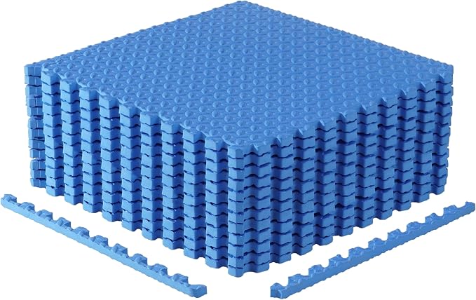 CAP Puzzle Exercise Mats | 3/4” Thick EVA Interlocking Foam Tiles by CAP