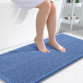 OLANLY Bathroom Runner Rugs 47x24, Soft Absorbent Chenille Bath Rugs, Rubber by OLANLY